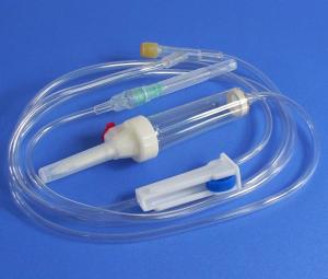 Quality 2.5mm Disposable Blood Transfusion Infusion Set Procedure Transparent for sale