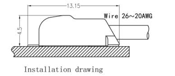 Pitch 4.00mm 157" LED Light Bar Connectors , Wire To Board Connectors