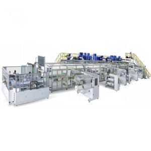 Quality Stable Production Speed Disposable Diaper Machine With Radiator System And Safety Wire for sale