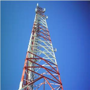 Quality 45 60 Degree Angle Telecom Antenna Tower 3 Leg 4 Legged Angular Self Supporting Lattice Tower for sale
