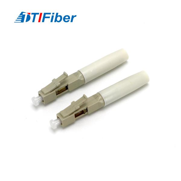 Multimode LC UPC Fiber Quick Connector Plastic Fast Connector For FTTH Solution
