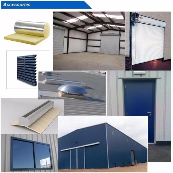 ISO Steel Structure Building Noise Insulation Prefabricated Steel Workshops