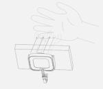 Radar Sensor Clapboard Partition Induction LED Switch Touch Handwave PIR S1133A