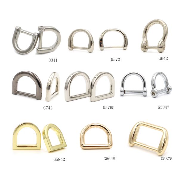 1 Inch Metal D Ring Anti Rust Dog Collar D Ring Customization
