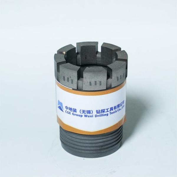 Black Sand Profile Diamond Core Bit , Impregnated Diamond Bit High Reliability