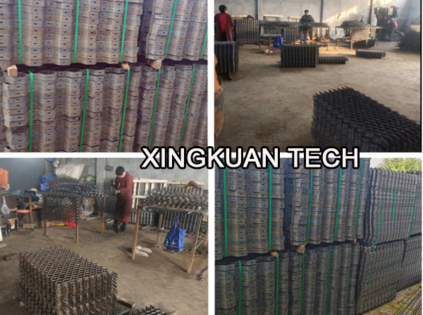 Flex Metal Hexagonal Cellular Mesh Grating For Refractory Lining