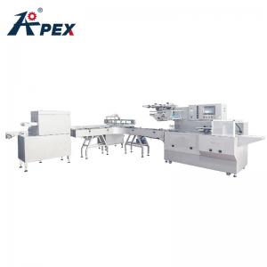 Quality Customized Automatic Food Tray Sealing Horizontal Packing Machines For Tray for sale