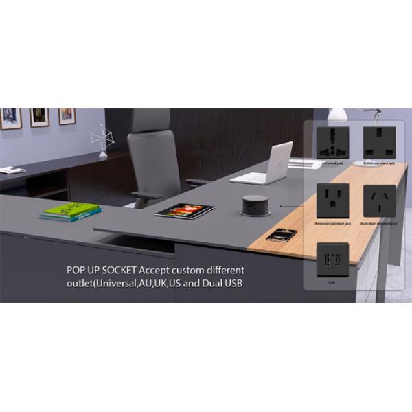 Lifting Up Tower Extension Multiple Power Socket With Usb Charger Type A Type C
