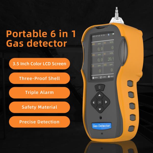 Handheld Chlorine Gas Detector , Toxic Gas Detector ISO9001 Certification
