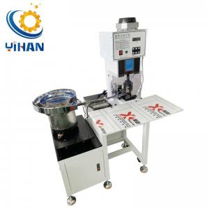 China 30MM Pressure Stroke Automatic Vibrating Plate Feeding Power Cord Crimping Machine on sale