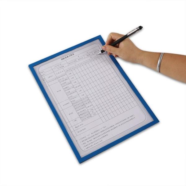 Quality Reusable A4 Wall Document Holder File Display Frame Writable for sale