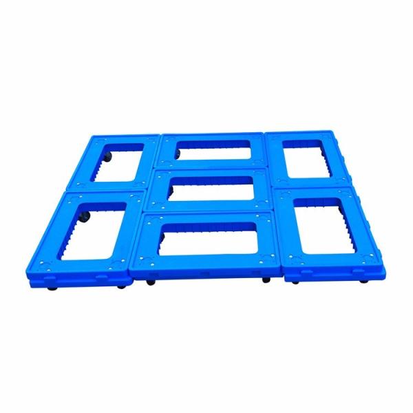 Collapsible plastic container stackable turnover plastic box storage