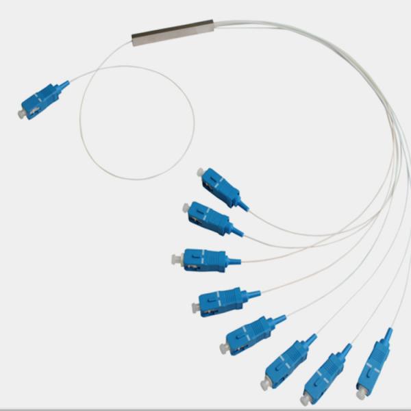 G657A1 UPC APC Connector 1x8 Plc Fiber Optic Splitter