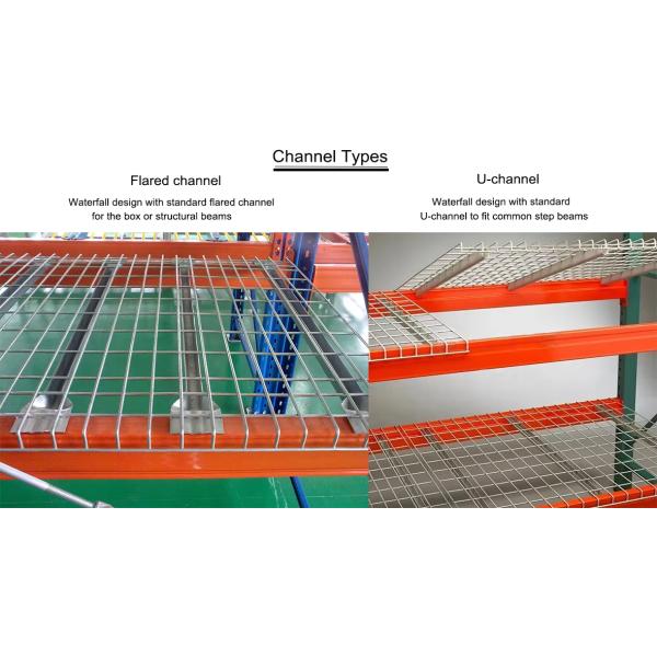 Detailed dimensions of pallet rack system
