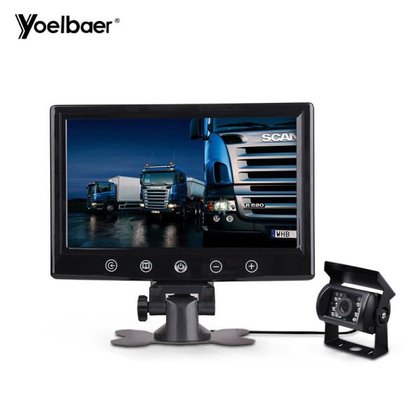 Buy 9" Security Wired Backup Camera System 2 Channels TFT LCD Monitor OSD Control at wholesale prices