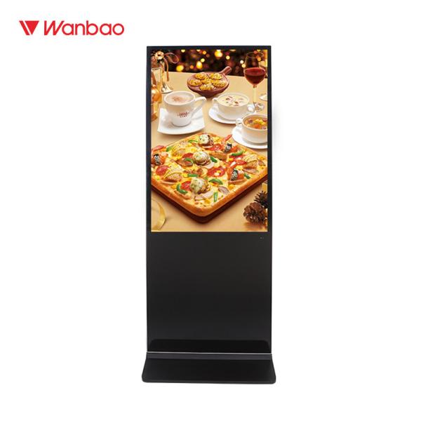 65" Floor Standing LCD Advertising Player Touch Screen Indoor LCD Digital