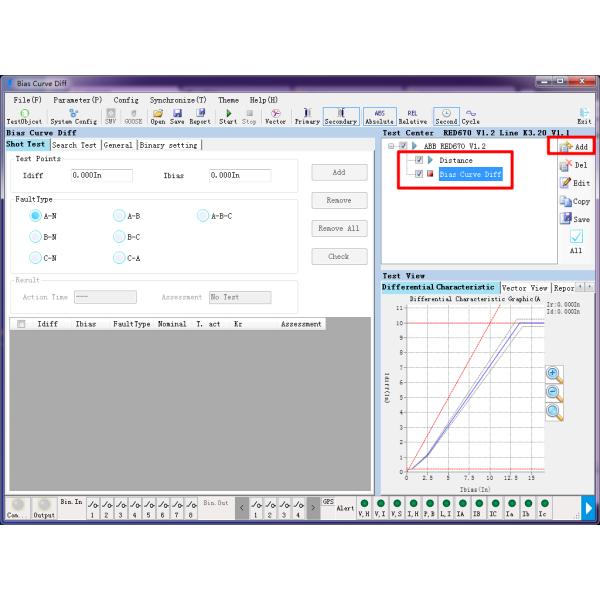 Variable Battery Simulator Protection Relay Testing With Online Vector Display