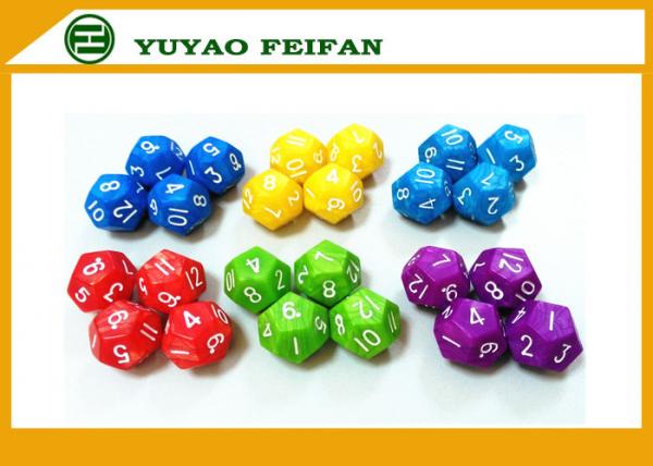 Buy 18 Different Colors Assorted Colored Polyhedral RPG Dice Game Set 126pcs at wholesale prices