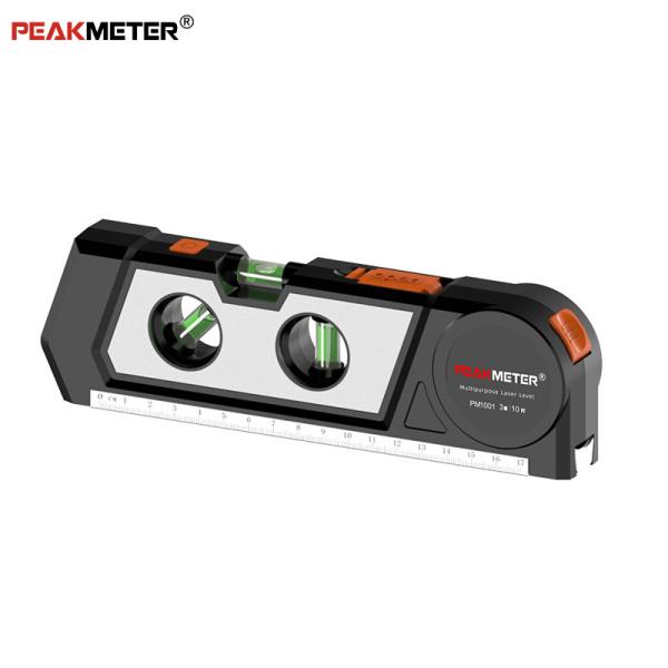 4 In 1 Laser Level Meter Multipurpose Cross Line Laser Horizontal Bubble And