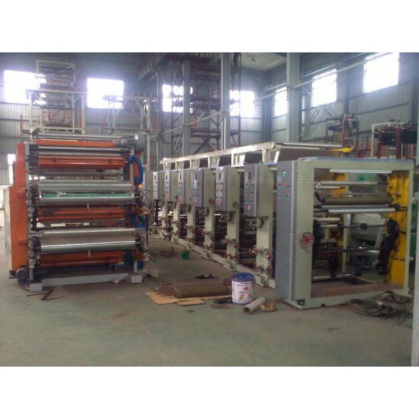Color Letterpress Printing Machine Plastic Film Flexographic Web Paper Flexible