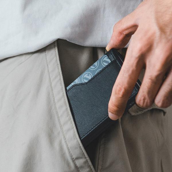 Credit Card Real Leather Automatic Pop Up Card Holder Wallet for Men and RFID Blocking