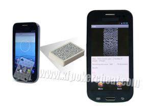 Quality English Black Samsung Galaxy Poker Card Analyzer with Bluetooth Loop / Earpiece for sale