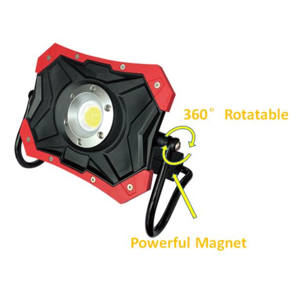 10W Rechargeable LED Work Light with Multi Use Stand , IP65 Waterproof