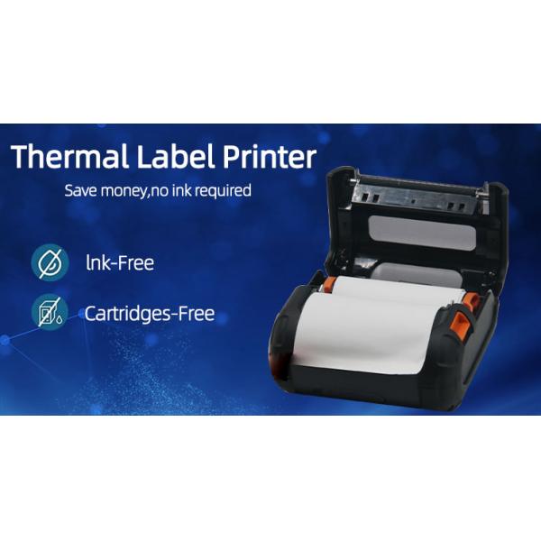 90mm/s Black Thermal Printer for Delivery and Warehouse Labeling Efficiency