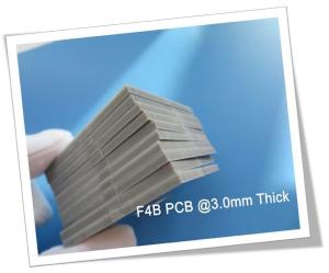 Quality F4B High Frequency PCB DK 2.2 PTFE PCB with 3.0mm Thick 1oz Copper and HASL Lead Free for Patch Antenna for sale