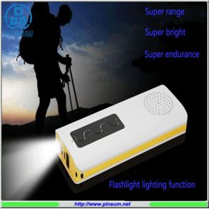 4000 mah led TF card bluetooth speaker power bank