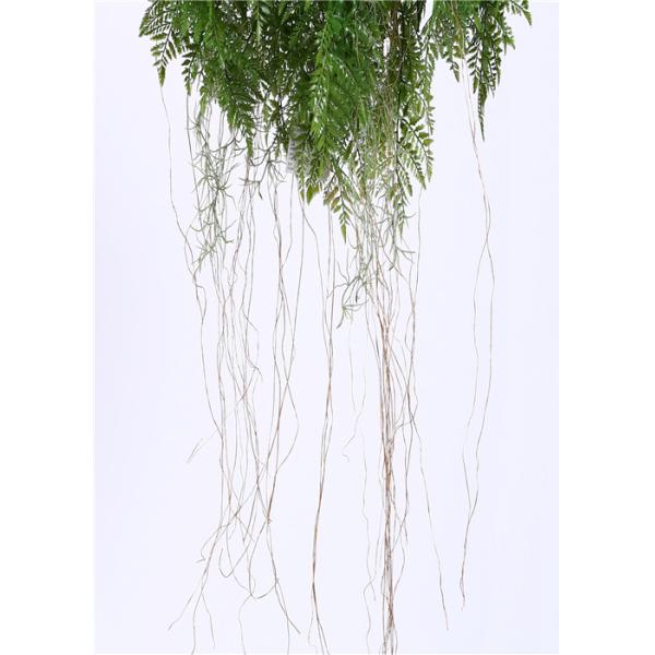 Realistic Artificial Hanging Plants Ferns 55CM Strong UV Resistance Ideal Assortment