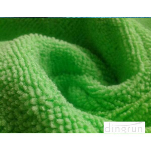 Compact Terry Custom Microfiber Towels , 100 Polyester Kitchen Dish Towel Quick Drying