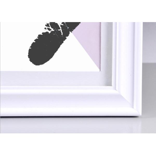 Wooden Baby Hand And Footprint Photo Frame Baby Safe Non Toxic Ink Pad For Birthday Gift