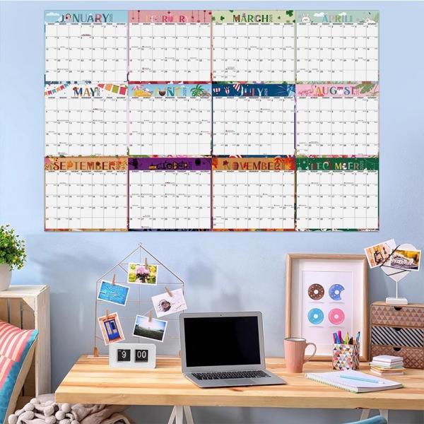 Personalization Add Personal Dates Custom Wall Calendar Paper End Month December