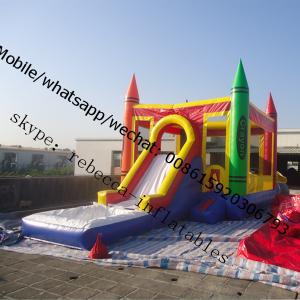 Quality jumping castle with slide and pool jumping castle with slide and pool for sale
