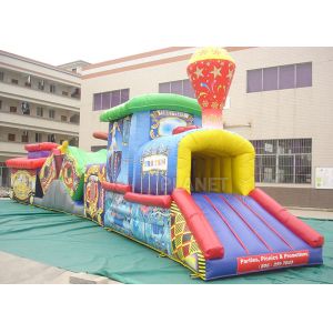 China Challenge Race Inflatable Obstacle Course Train Tunnel Climb Slide on sale