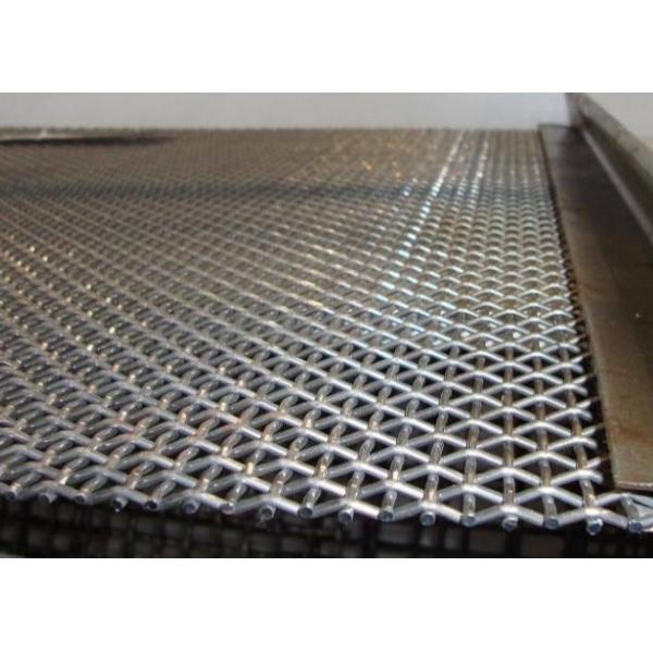 5mm Crimped Woven Wire Mesh Vibrating Screen with Hooks