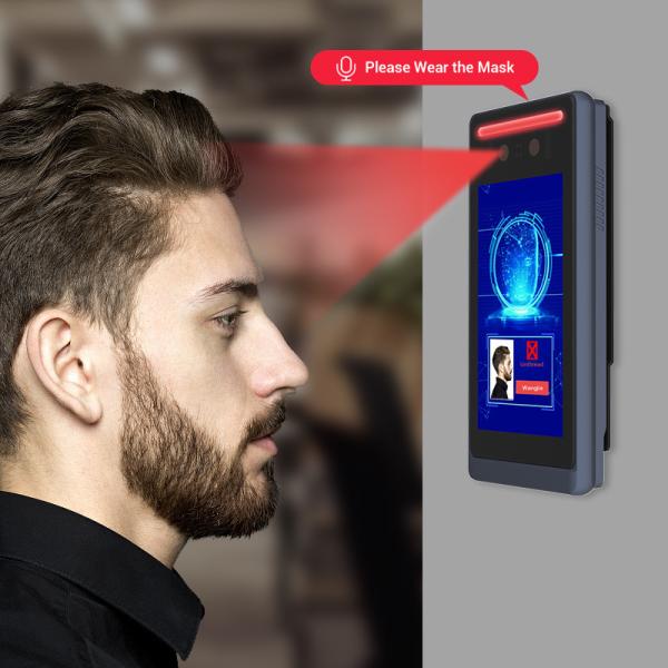 Buy Linux 5 Inch Facial Recognition Door Entry Access Control Biometric Time Attendance Machine at wholesale prices