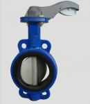 EPMD Metal Seated Butterfly Valves Without Pin / Middle Line Wafer Type