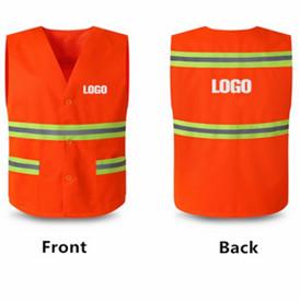 Quality Red Color PPE Hi Vis Safety Vest Polyester Fabric Safety Reflective Vest for sale