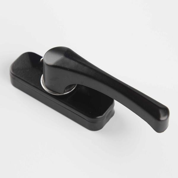 Aluminum Alloy Material Sliding Window Handle with Modern Black Color Crescent Design