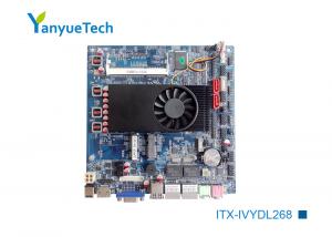 China ITX-IVYDL268 Intel Itx Board Soldered Onboard Intel IVY Bridge U Series I3 I5 I7 CPU 2 Bit on sale
