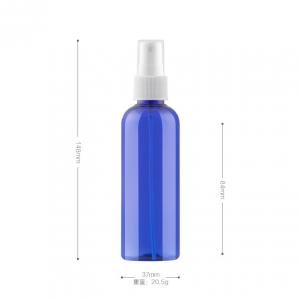 Quality 100ml Face Toner Fine Mist Spray Bottles Empty PET Refillable Travel Package Bottle for sale