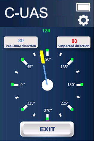 3.5'' Screen Portable FPV Drone Detector With Precise UAV Detection IP55 Rated