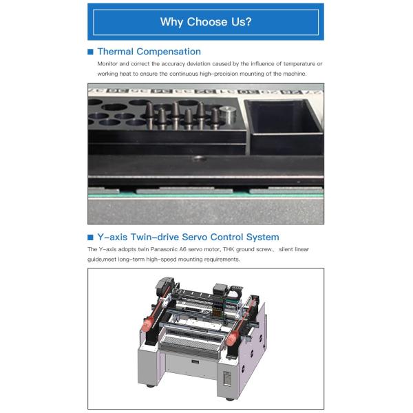 SMT CHM 861 Auto Nozzle Changer Led Light Charmhigh Pick And Place Machine Accessories Capacity Fuzion