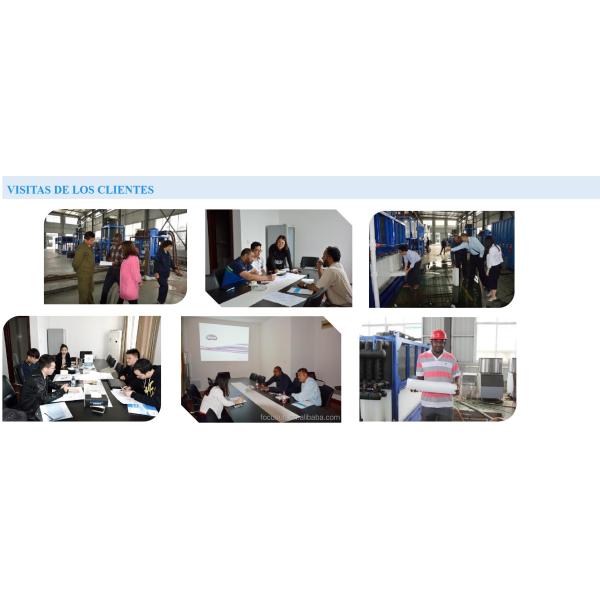 15T/24H Ice Making Machine for Seafood and Fish Preservation Dry Bulb Temperature 35C