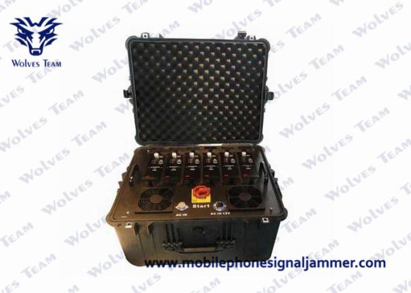 Buy Multi - Band Vehicle Bomb Signal Jammer 20-3600MHz Machine Monitor Software Function at wholesale prices