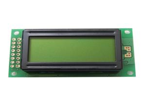 Quality Yellow - Green 0802 Dot Matrix LCD Display Module COB Type Character 2 Lines for sale