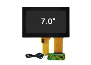 USB Projected Capacitive PCAP Touch Display 7 Inch With TTL TFT-LCD Panel