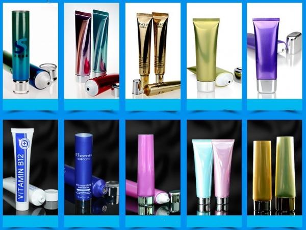 Empty Squeezable Soft Plastic Cosmetic Tubes Food Grade For Toothpaste Body Lotion